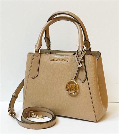 Michael Kors KIMBERLY SMALL LEATHER SATCHEL 